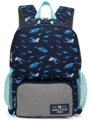 Kids Backpack for School | Shark Riders | 16" Tall