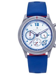 Meridian Chronograph Strap Watch w/Date - Blue