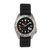 Nautis Global Dive Watch w/Date - Rubber-Strap - Black