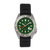 Nautis Global Dive Watch w/Date - Rubber-Strap - Forest Green