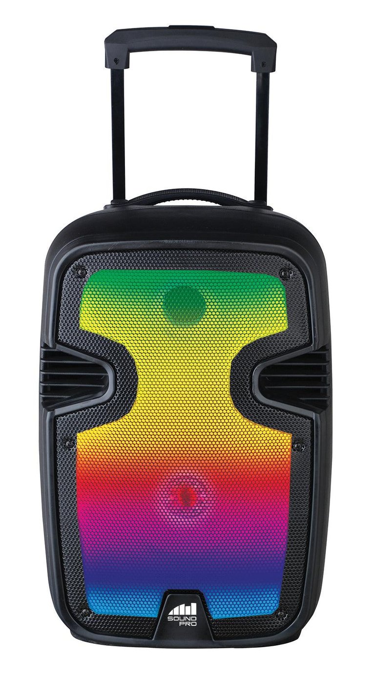 Portable 12" Bluetooth Blaze Party Speaker With Full Glow Disco Lights