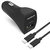 20W USB-C PD+12W USB Car Charger - Black