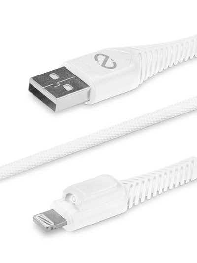 Naztech Braided LED MFI USB Charge/Sync Cable 4ft product