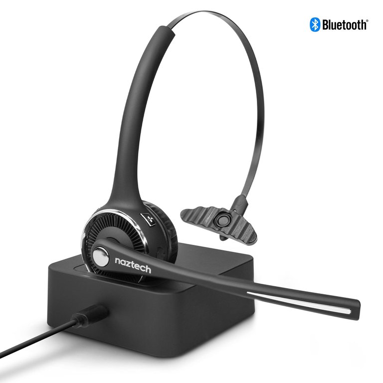 N980 BT Over-The-Head Headset With Base Blk - Black