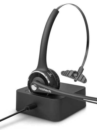Naztech N980 BT Over-The-Head Headset With Base Blk product