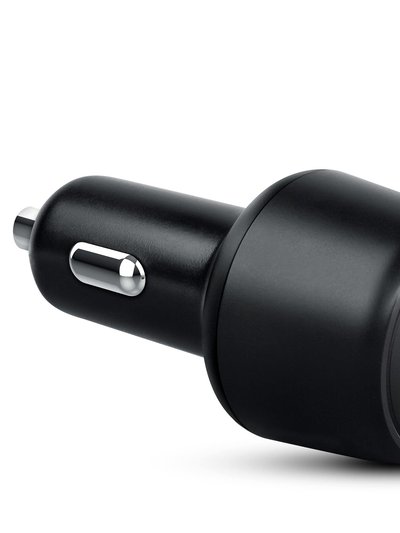 Naztech SpeedMax65 PD65W + QC3 Car Charger Black product