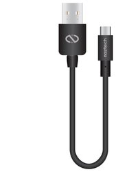 USB-A To USB-C 2.0 Charge/Sync Cable 6" Black