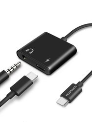 USB-C & 3.5mm Audio And Charge Adapter