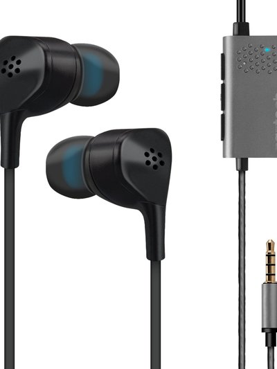 Naztech X1ANC Active Noise Cancelling Earphones 3.5mm Black product