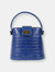 No. 56 The Kettle Bag Croc Embossed - Moonlight Blue