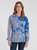 Kai Cloud Tie Dye Pullover Sweater - Blue