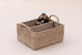 Abaca Handwoven Twin Caddy Organizer - Natural