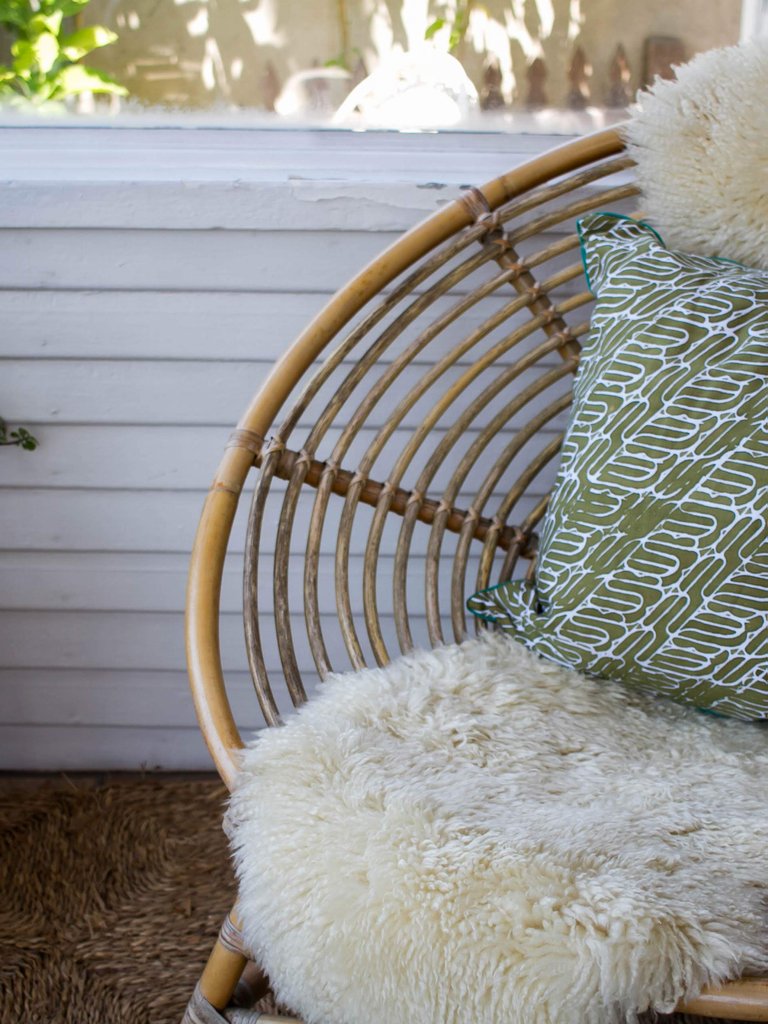 Batik Pillow | Olive Green - Olive Green