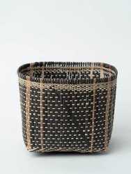 Bidayuh Storage Basket | Charcoal - Charcoal