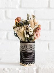 Pencil Holder | Desk Organizer | Woven Basket - Charcoal