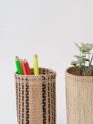 Pencil Holder | Desk Organizer | Woven Basket