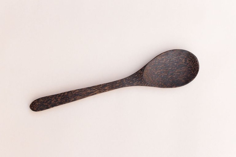 Wooden Palm Spoon - Palm Wood Pattern