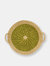 Woven Round Tray - Olive