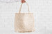 Woven Sphere Jute Tote