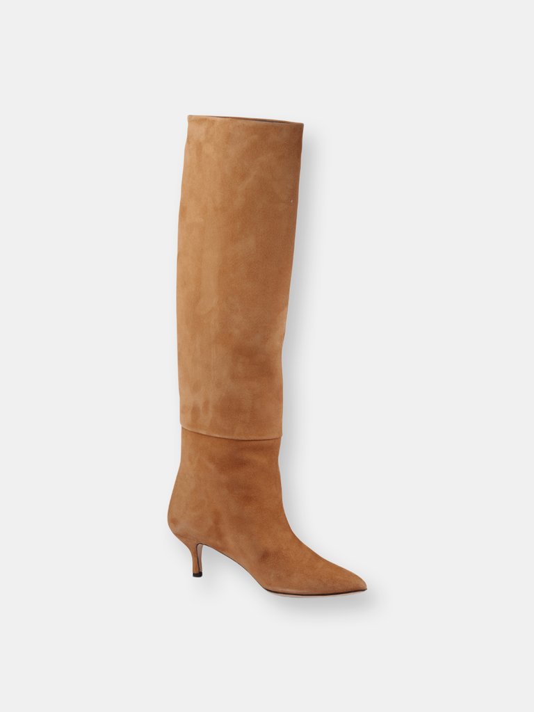 Eva Slouch Boot - Brown