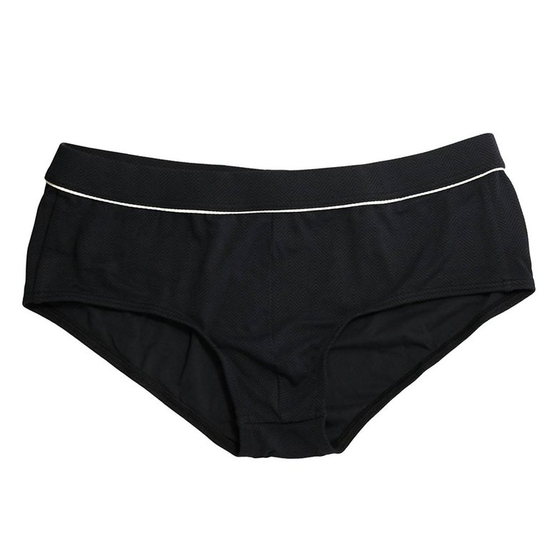 Men's Herringbone Swim Speedo In Black - Black