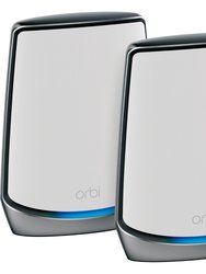 Orbi AX6000 Tri-Band Mesh WiFi 6 System - 2-Pack - White