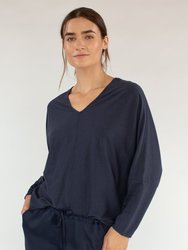 Alexis Top - SeaCell Jersey - Midnight