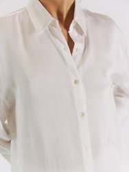 Boyfriend Shirt - Satin Tencel