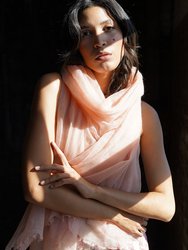 Cashmere Scarf - Ice Pink