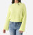 Chunky Crewneck Sweater In Lime - Lime