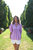 High Neck Top In Lila Lavender - Lila Lavender