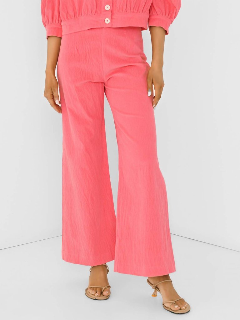 Matador Pant In Pink Corduroy - Pink Corduroy