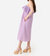 One-Shoulder Dress In Pink/Purple Check