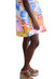 One Shoulder Short Dress In Tangerine Tropical