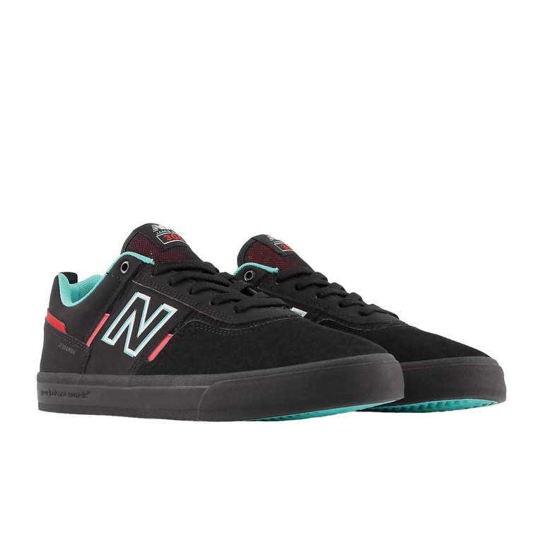 Men's Numeric Jamie Foy 306 Sneakers In Black Red Teal - Black Red Teal