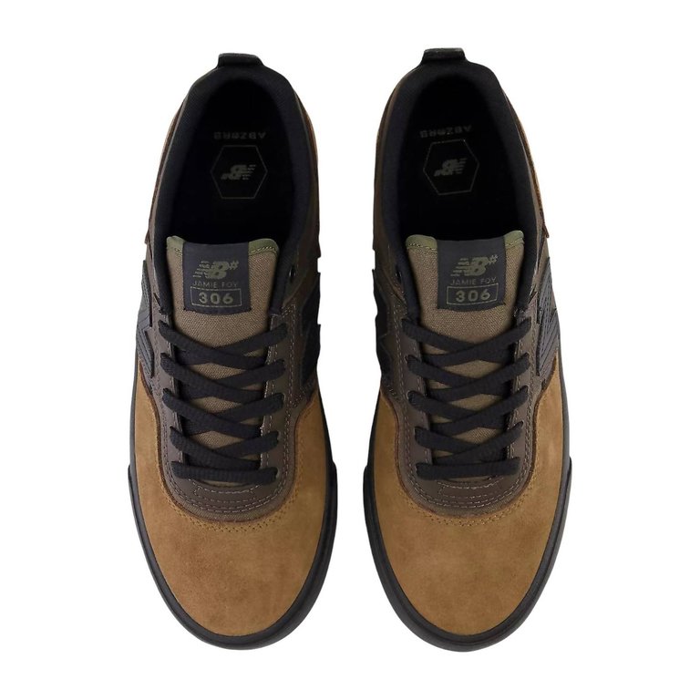 Men's Numeric Jamie Foy 306 Sneakers In Brown Black