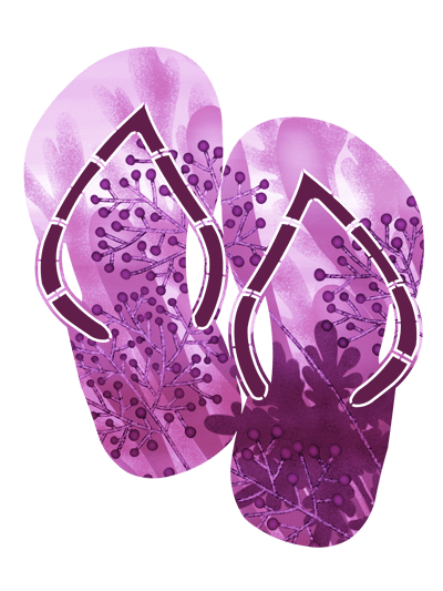 Next Innovations Flip Flop Wall Art Lilac product