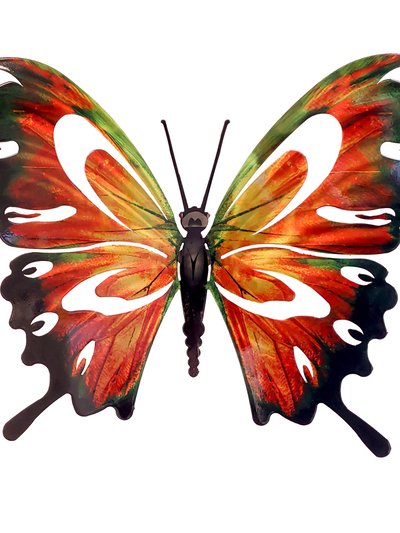 Next Innovations Large Butterfly Metal Wall Art Orange / Black product