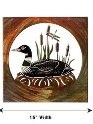 Loon Scene Metal Wall Art