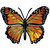 Monarch Butterfly Metal Wall Art