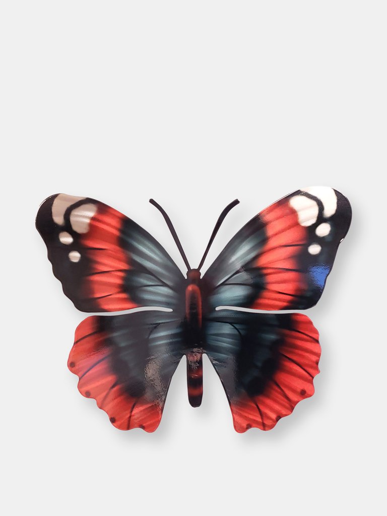 Sienna Butterfly Wall Art - Red