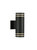 11" LED Outdoor Wall Sconce Waterproof 25W 800 Lumens - Black