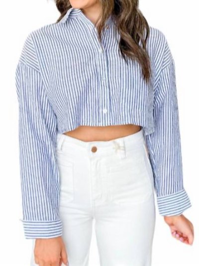 NIA Austin Shirt In Blue And White product