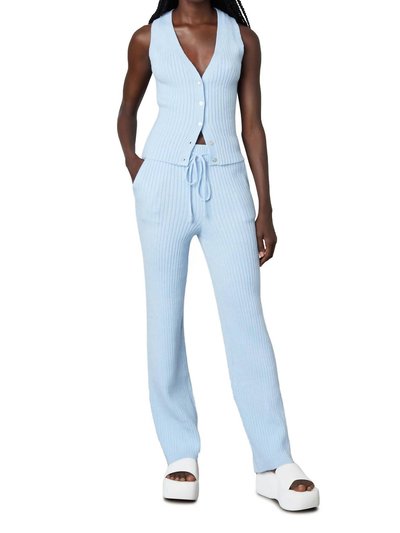 NIA Ribbed Sweater Pant In Chambray product
