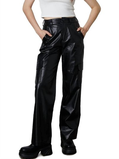 NIA Women'S Vegan Leather Cargo Pant product
