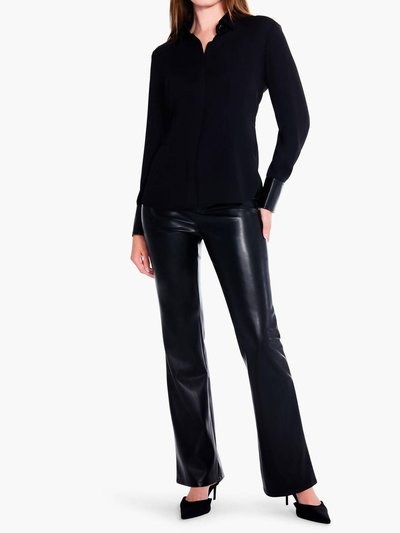 Nic + Zoe Faux Leather Bootcut Pant product