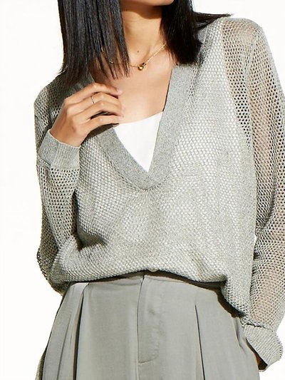 Nic + Zoe Terra Mesh Stitch Sweater product