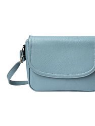 Crossbody With Front Flap - Powder Blue