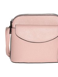 Crossbody With Front Flap - Blush
