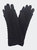 Ladies Knit Gloves With Cable Overlay Cuff